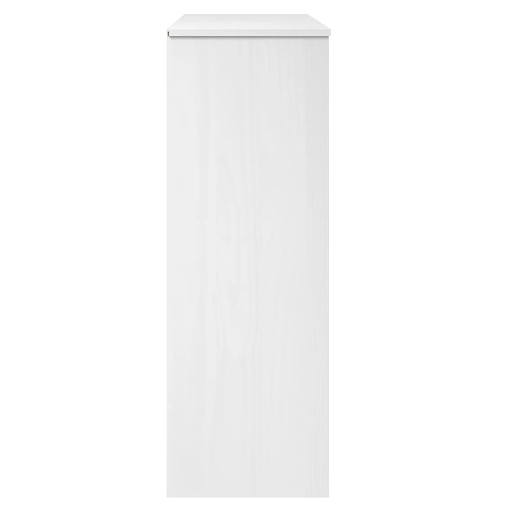 Top for Highboard MOLDE White 90x35x100 cm Solid Wood Pine