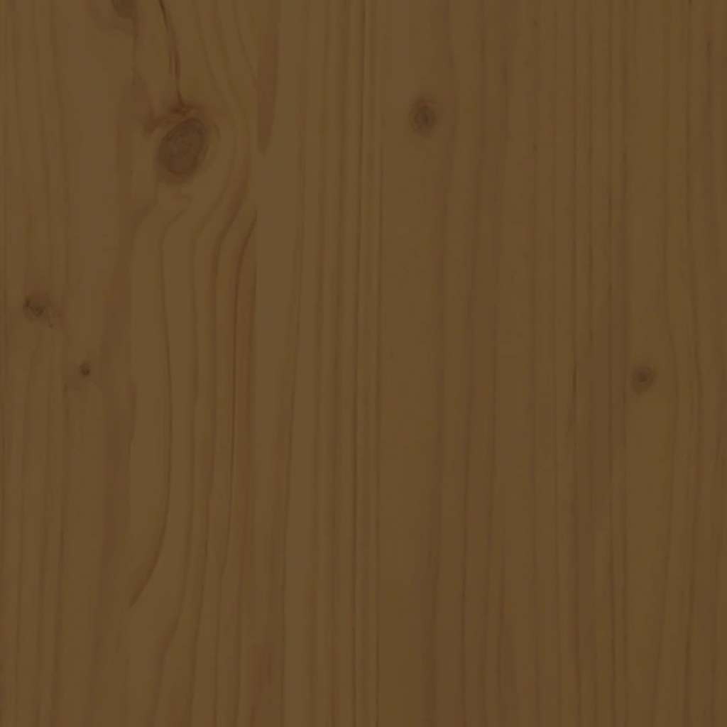 Sideboard Honey Brown 164x37x68 cm Solid Wood Pine