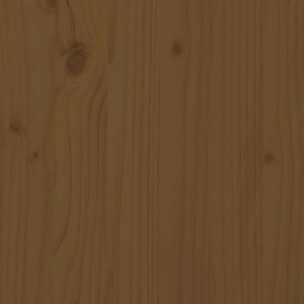 Book Cabinet Honey Brown 80x35x126 cm Solid Wood Pine