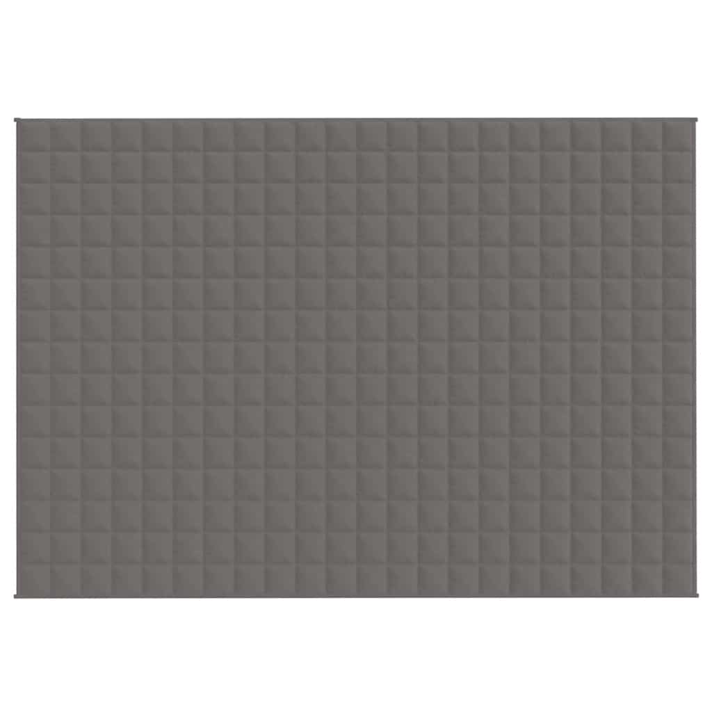 Weighted Blanket Grey 155x220 cm 7 kg Fabric