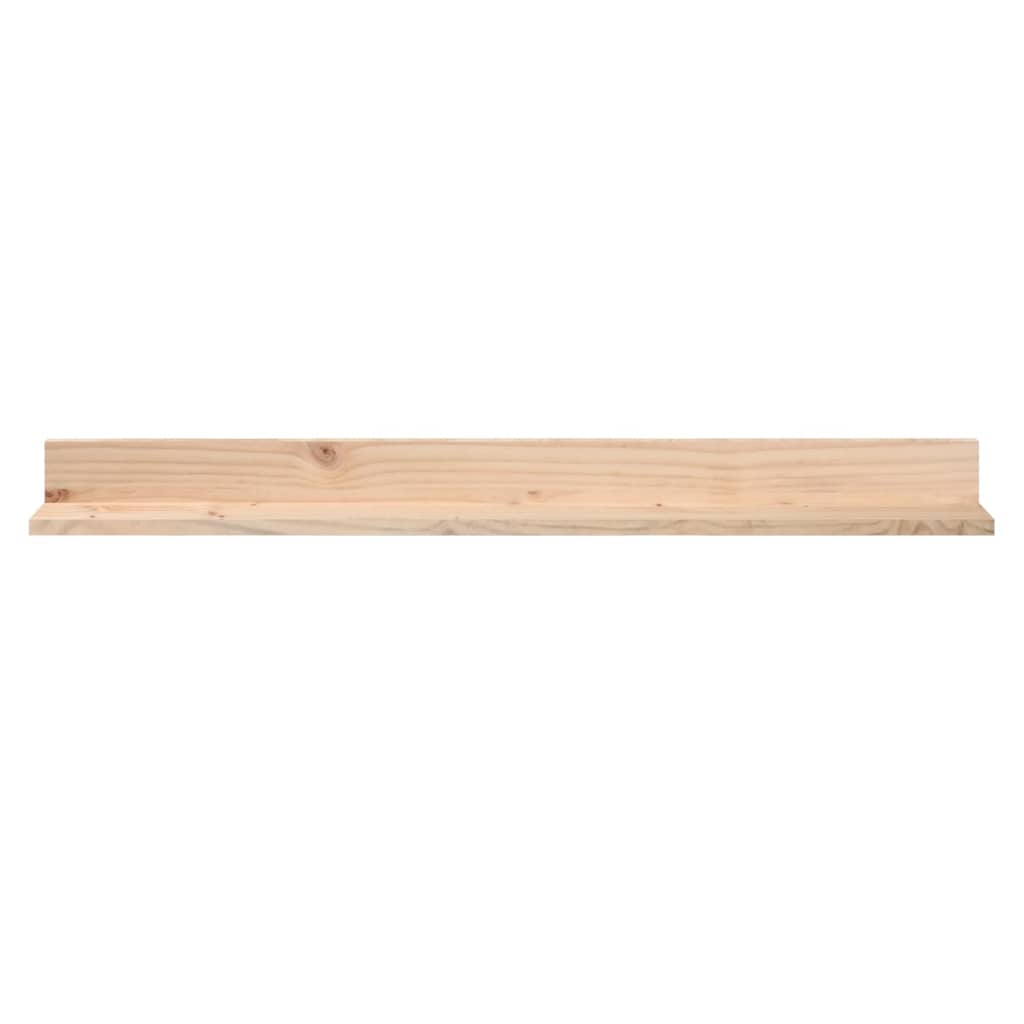 Wall Shelves 2 pcs 110x11x9 cm Solid Wood Pine