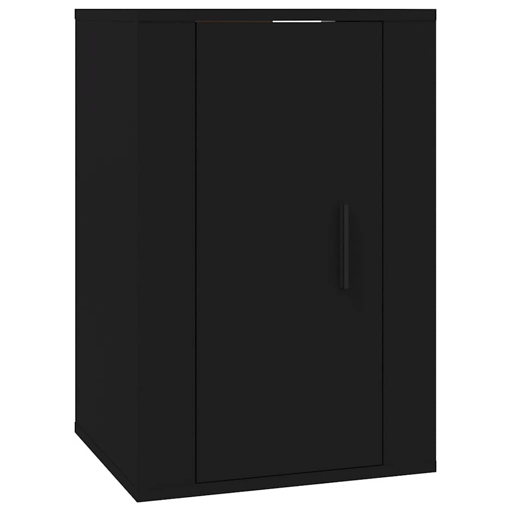 Wall Mounted TV Cabinet Black 40x34,5x60 cm