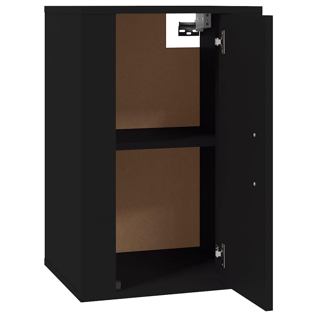 Wall Mounted TV Cabinet Black 40x34,5x60 cm
