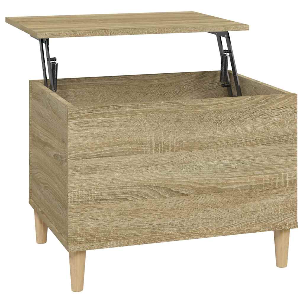Coffee Table Sonoma Oak 60x44,5x45 cm Engineered Wood