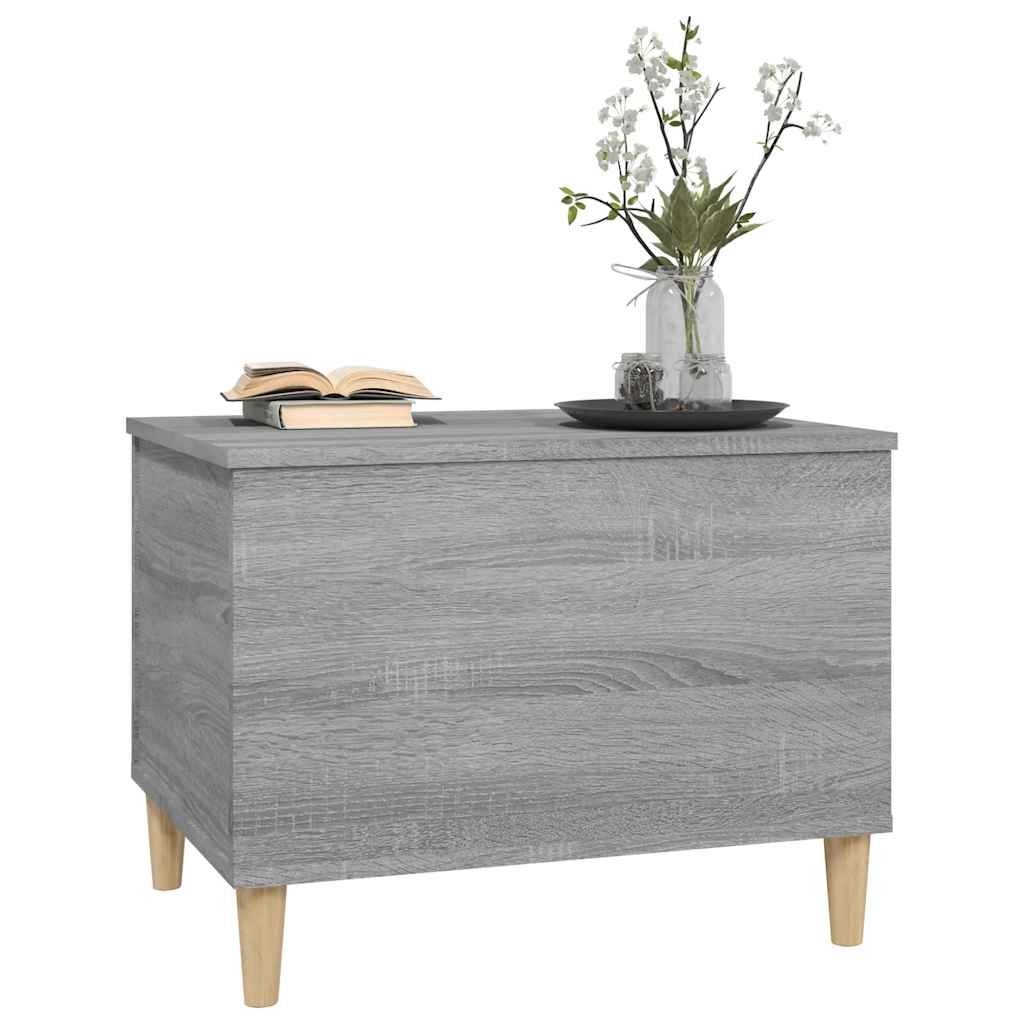 Coffee Table Grey Sonoma 60x44,5x45 cm Engineered Wood