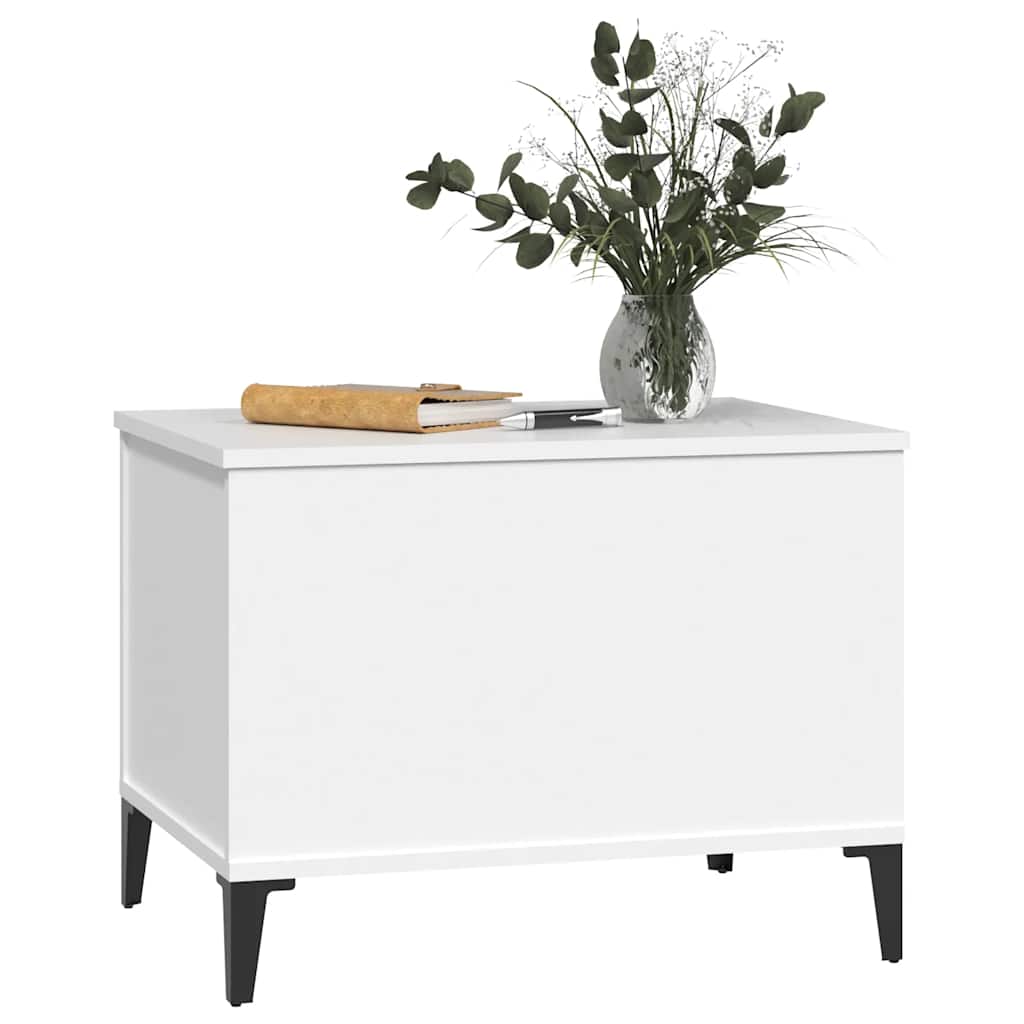 Coffee Table White 60x44,5x45 cm Engineered Wood