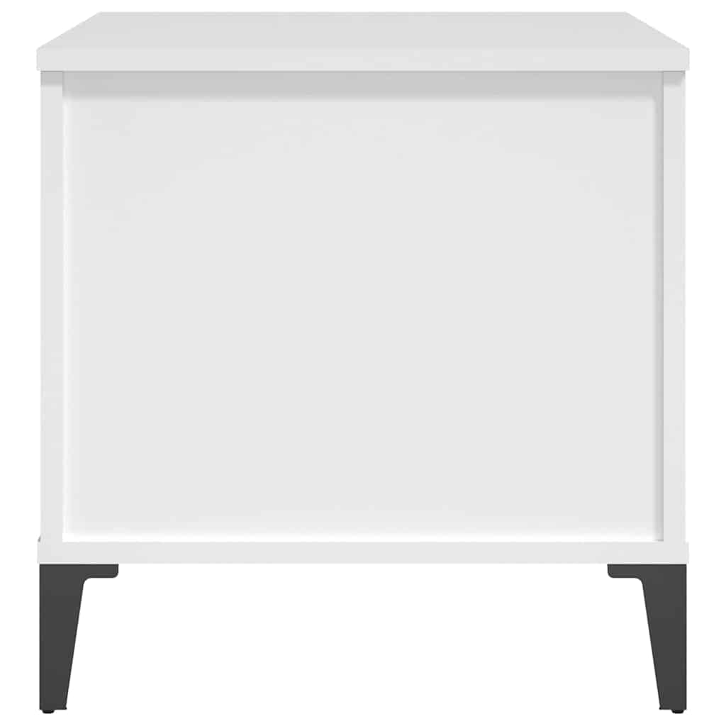 Coffee Table White 60x44,5x45 cm Engineered Wood