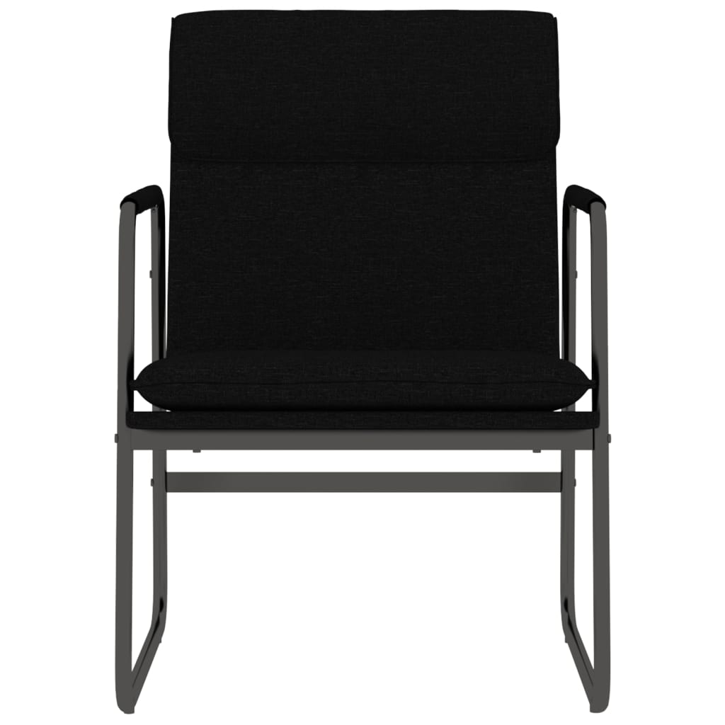 Lounge Chair Black 55x64x80 cm Fabric