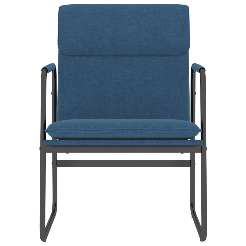 Lounge Chair Blue 55x64x80 cm Fabric