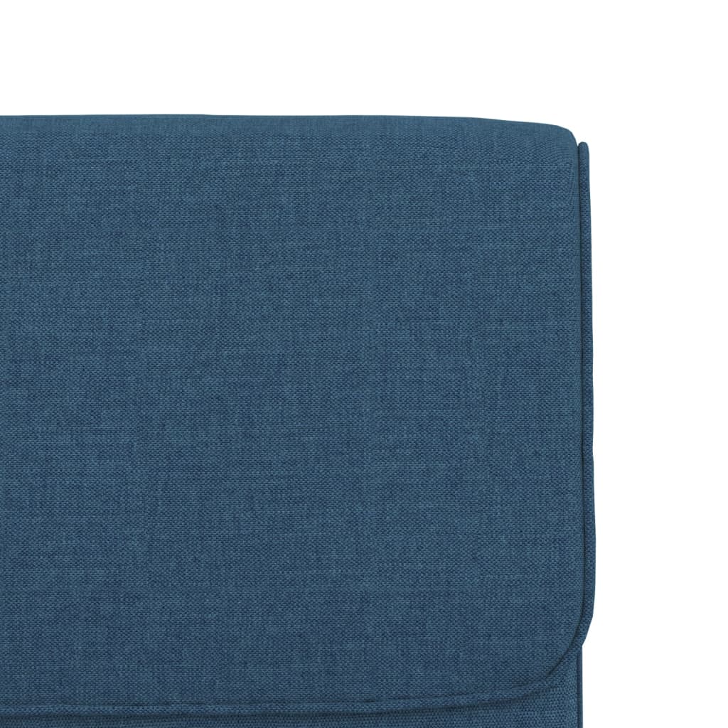 Lounge Chair Blue 55x64x80 cm Fabric