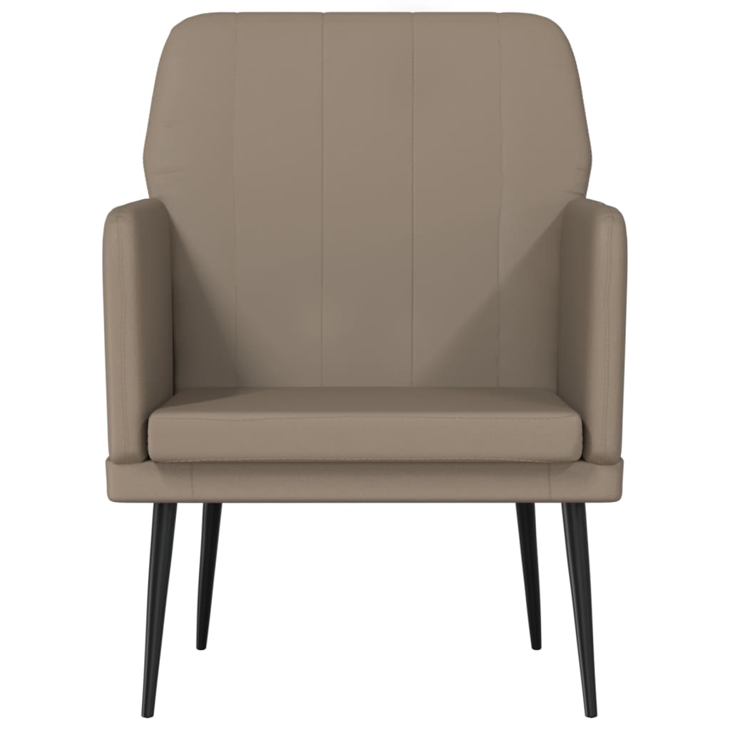 Armchair Cappuccino 61x78x80 cm Faux Leather