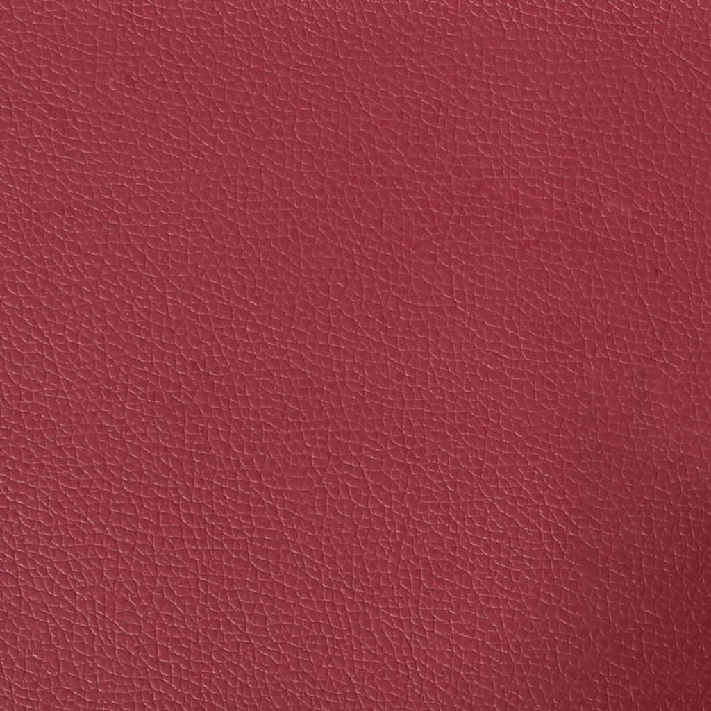 Bench Wine Red 110x76x80 cm Faux Leather