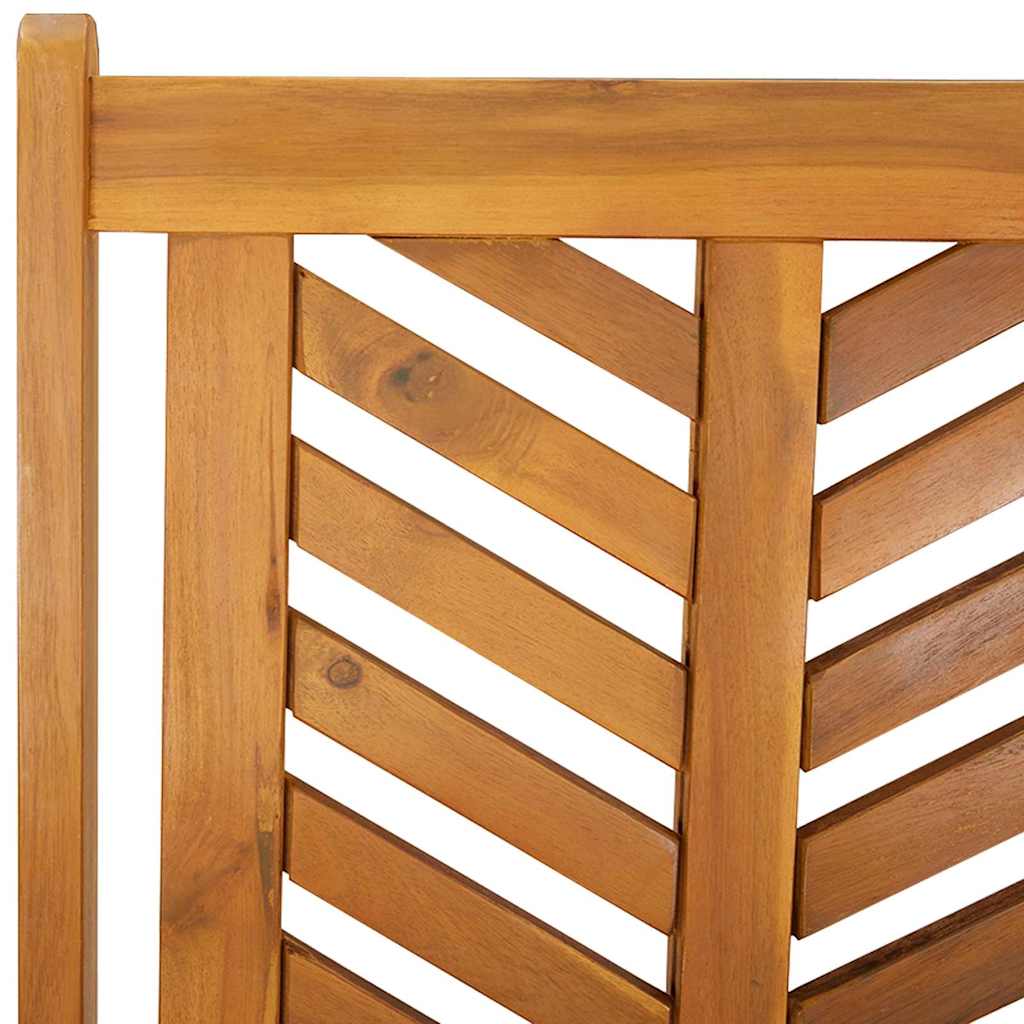 Garden Dining Set 7 pcs Brown Solid Acacia Wood