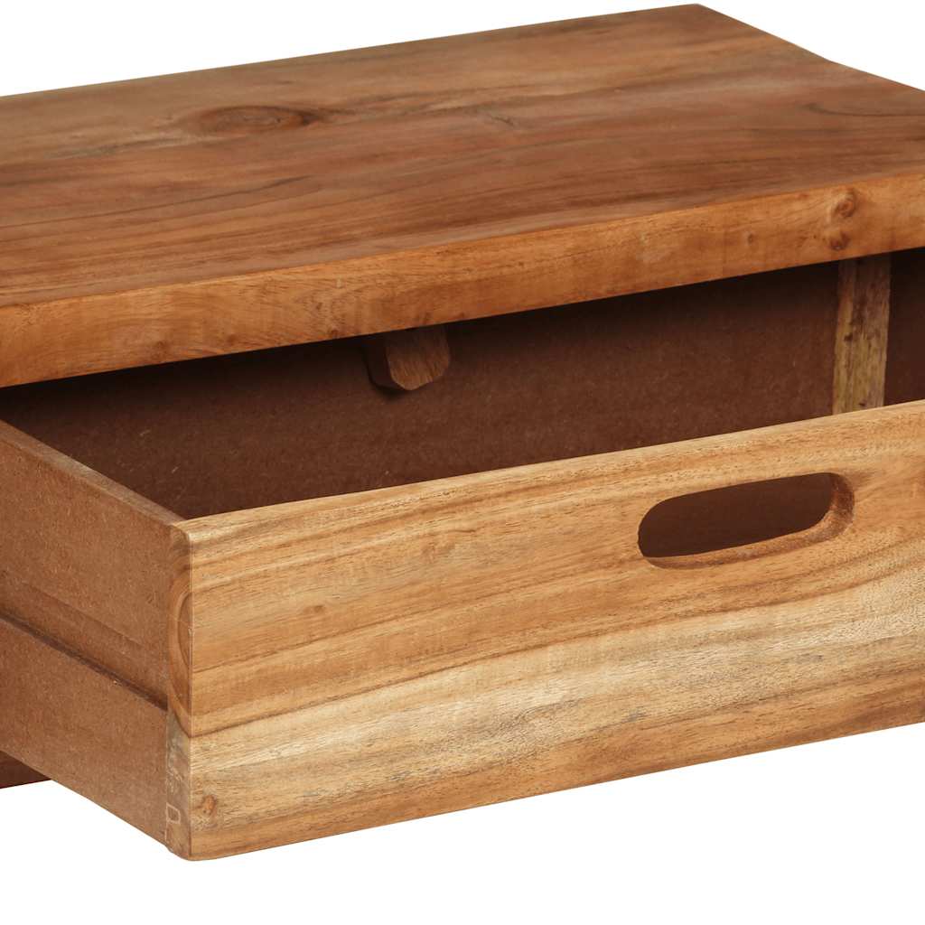 TV Stand (118-200)x30x40 cm Solid Wood Acacia