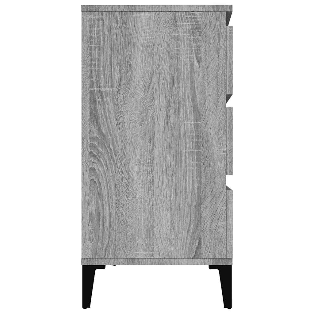 Sideboard Grey Sonoma 60x35x70 cm Engineered Wood