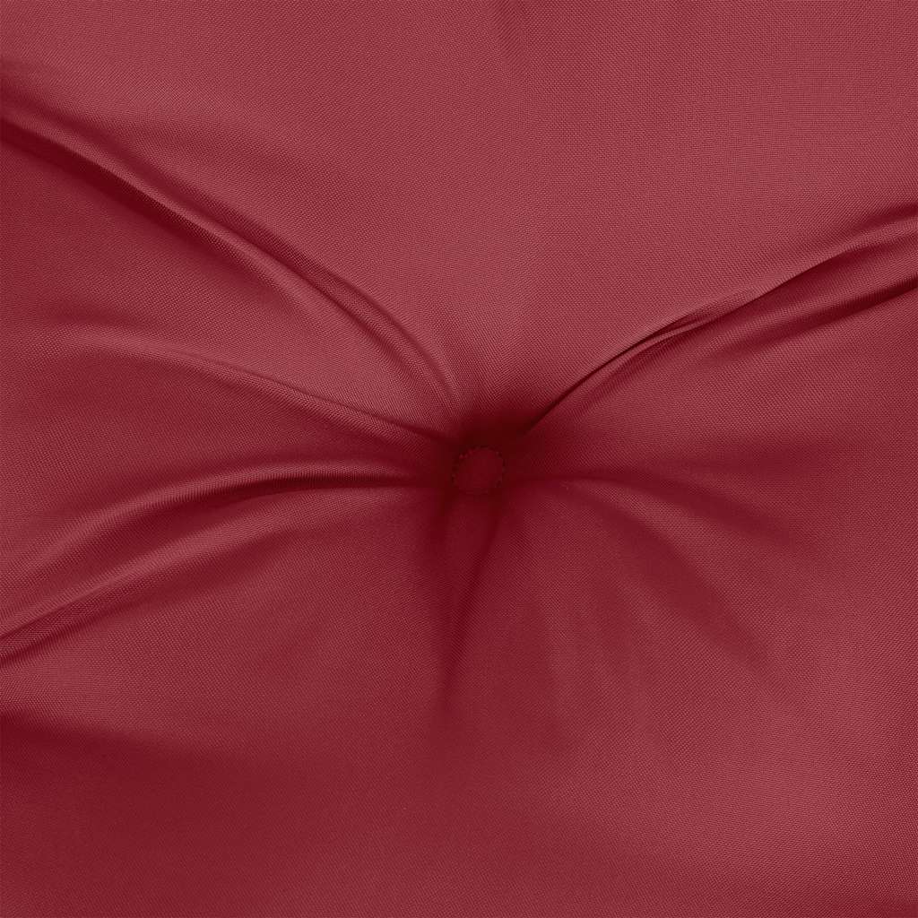 Pallet Cushion Wine Red 58x58x10 cm Fabric