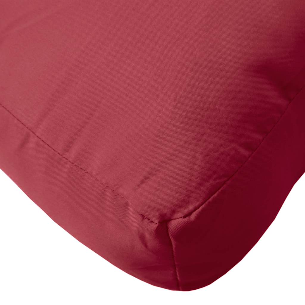 Pallet Cushion Wine Red 58x58x10 cm Fabric