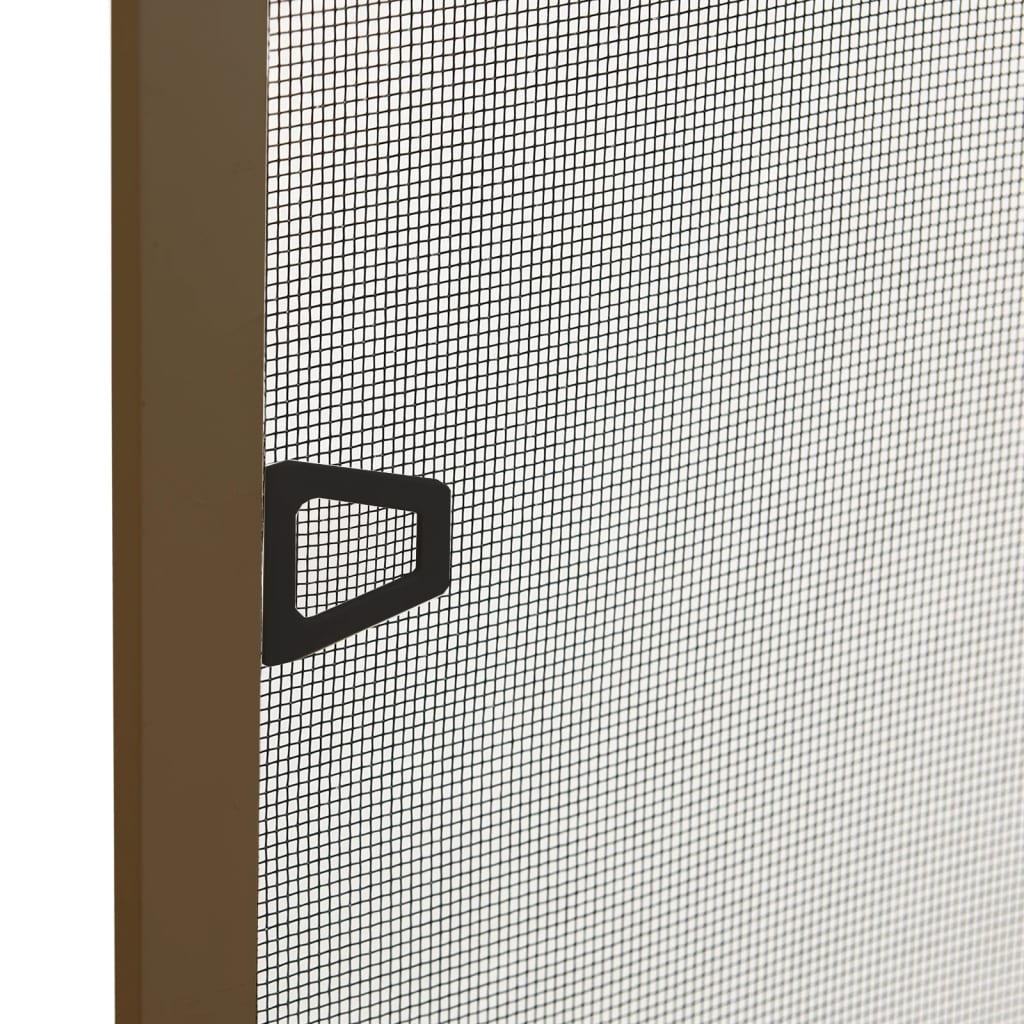 Insect Screen for Windows Brown 90x120 cm