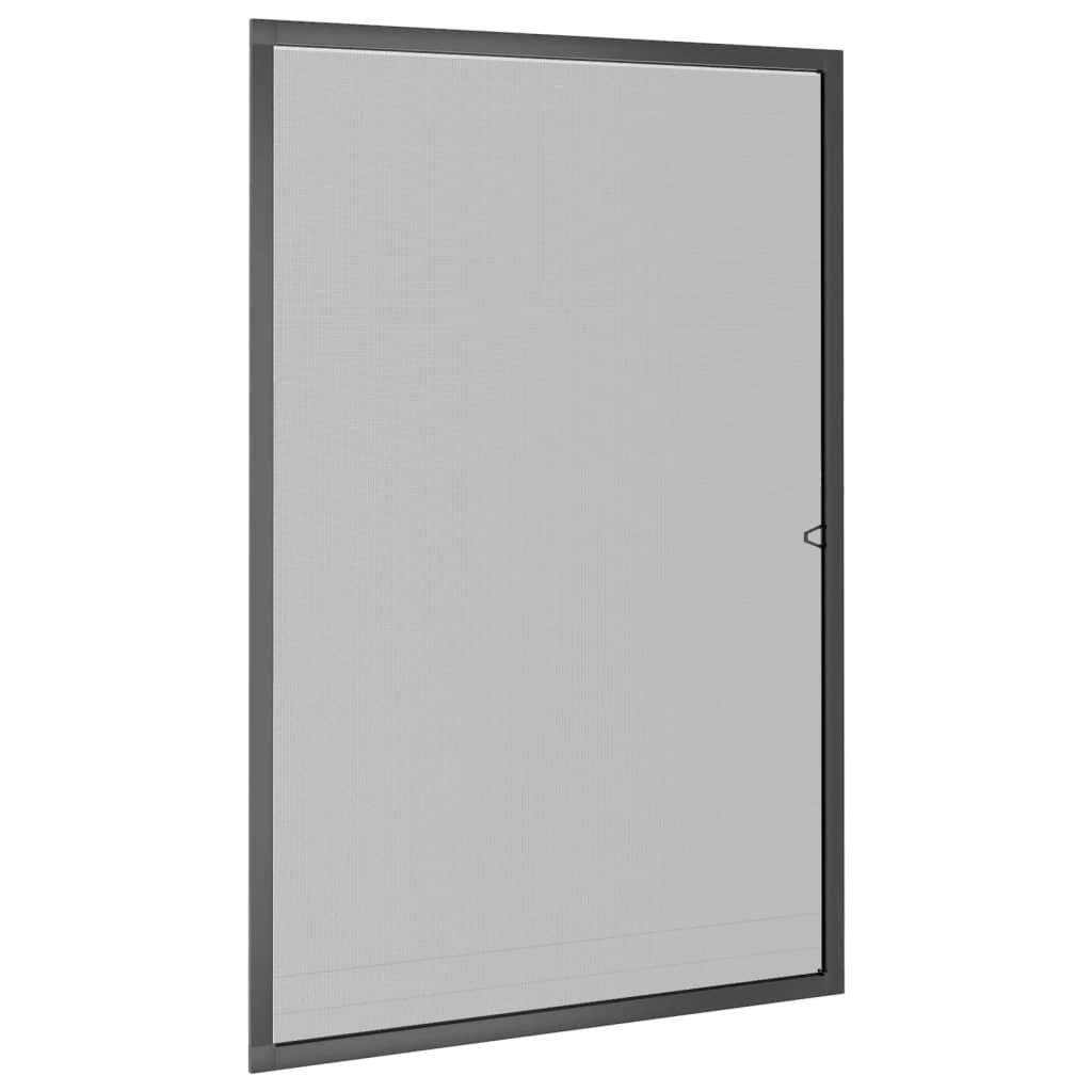 Insect Screen for Windows Anthracite 90x120 cm