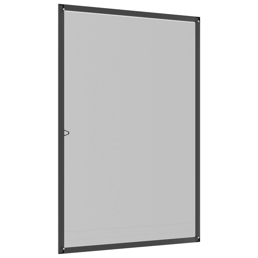 Insect Screen for Windows Anthracite 90x120 cm