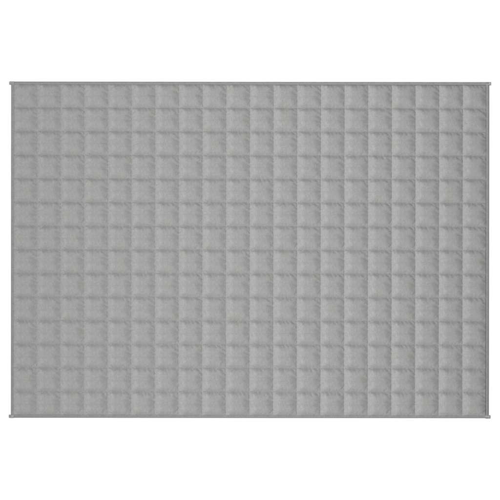 Weighted Blanket Grey 140x200 cm Single 6 kg Fabric