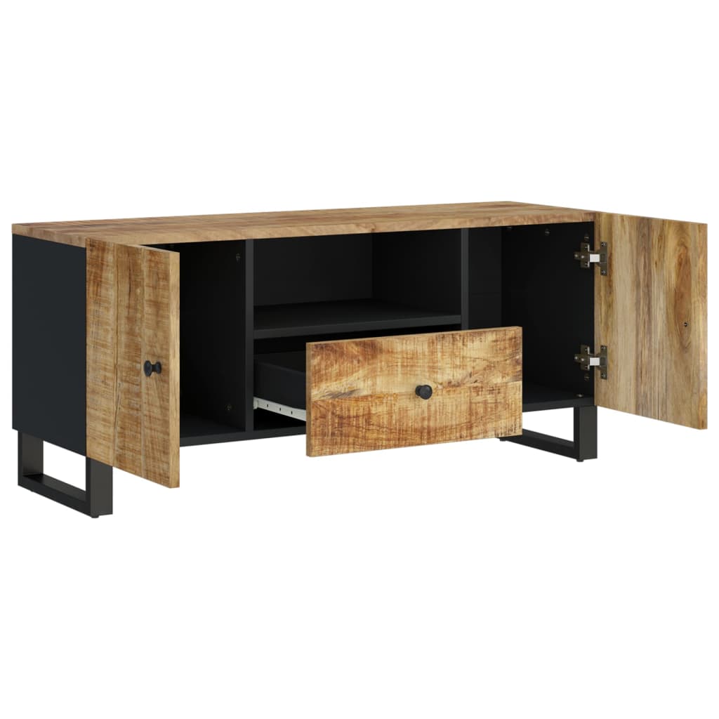 TV Cabinet 105x33.5x46 cm Solid Wood Mango&Engineered Wood