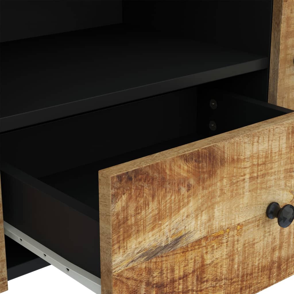 TV Cabinet 105x33.5x46 cm Solid Wood Mango&Engineered Wood