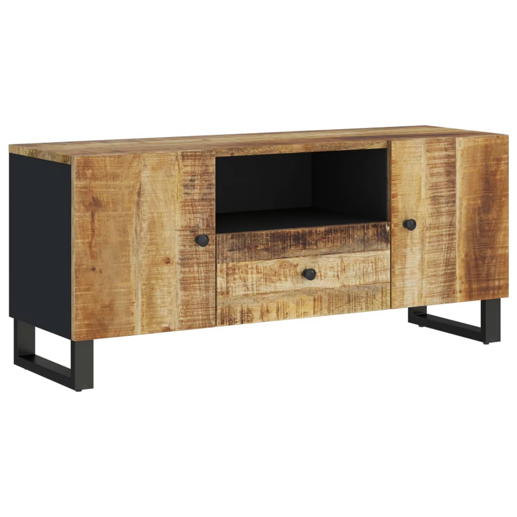 TV Cabinet 105x33.5x46 cm Solid Wood Mango&Engineered Wood