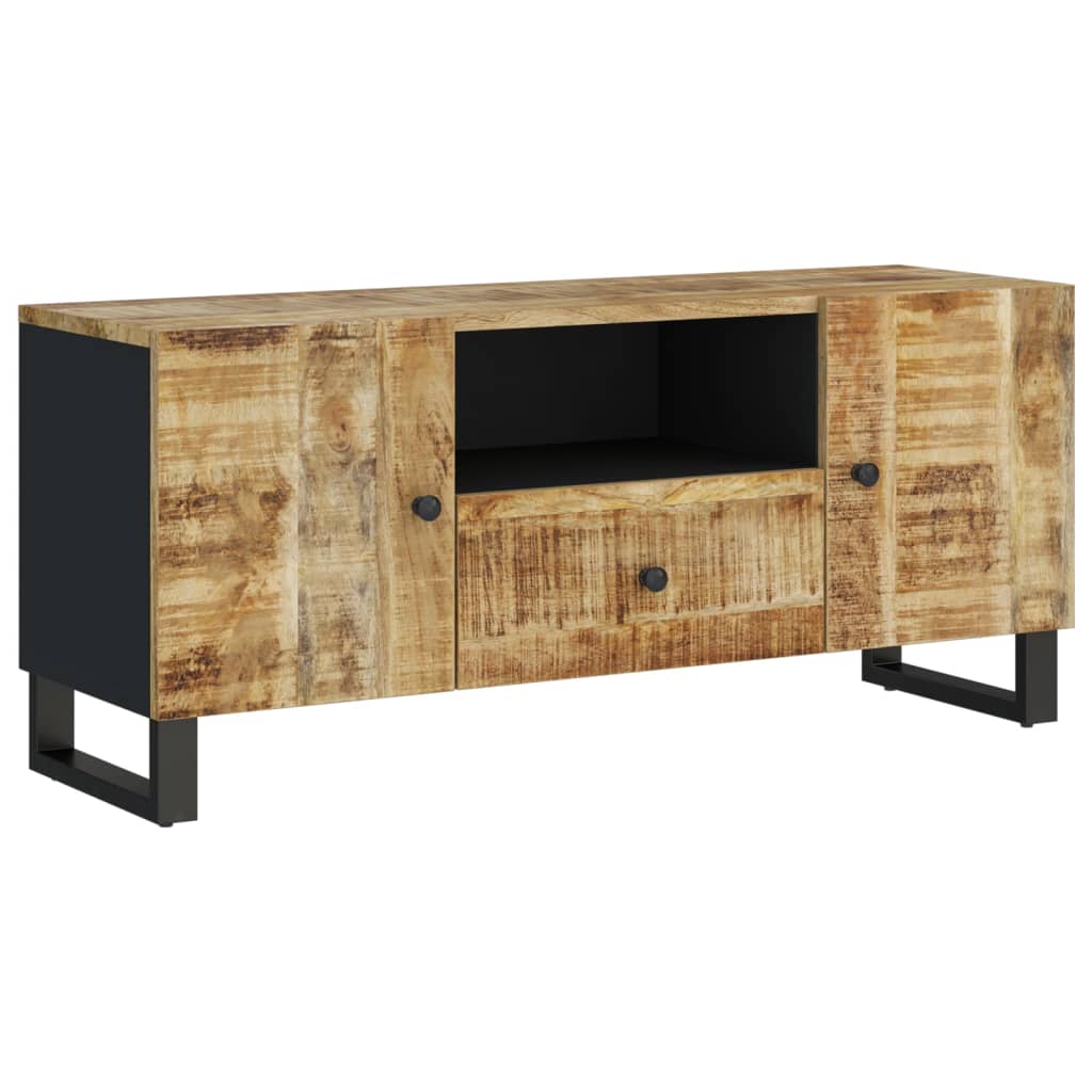TV Cabinet 105x33.5x46 cm Solid Wood Mango&Engineered Wood
