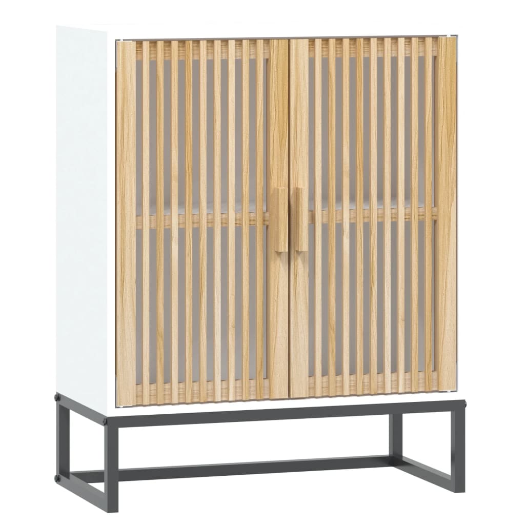 Sideboard White 60x30x75 cm Engineered Wood
