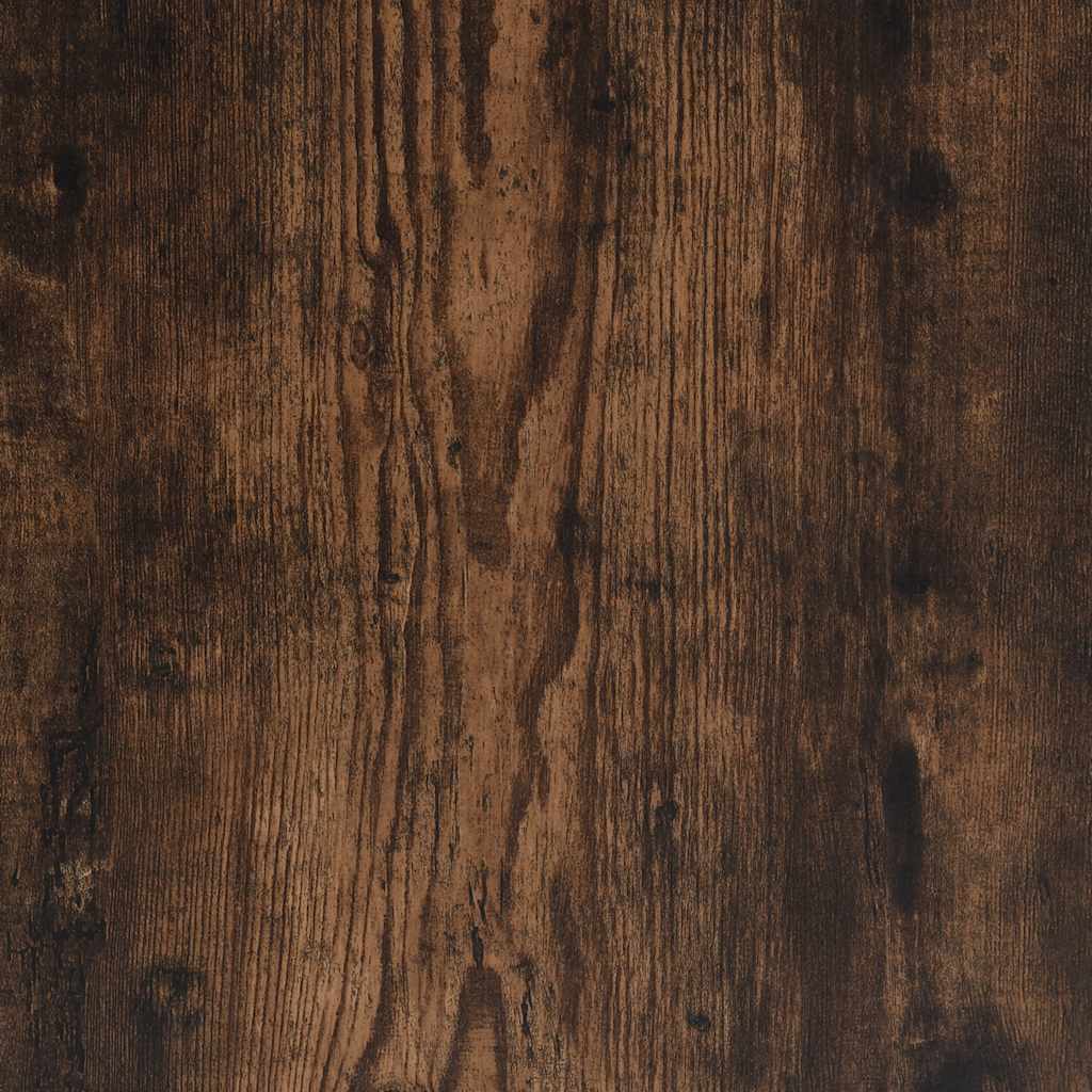 Coffee Table Smoked Oak 90x90x28 cm Engineered Wood
