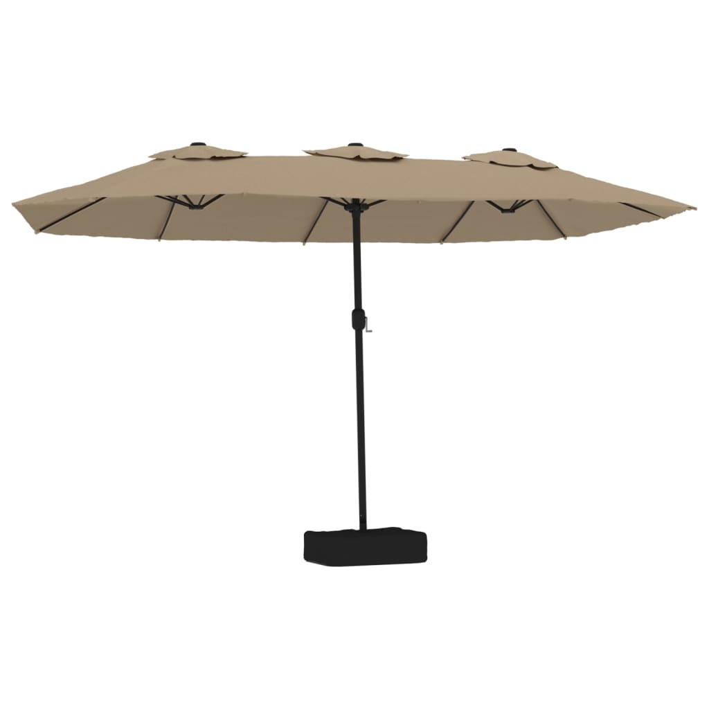 Garden Parasol | Taupe | Polyester fabric | Extra large | Tiltable