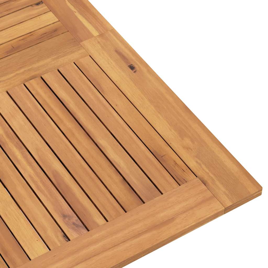 Folding Garden Table 110x110x75 cm Solid Wood Teak