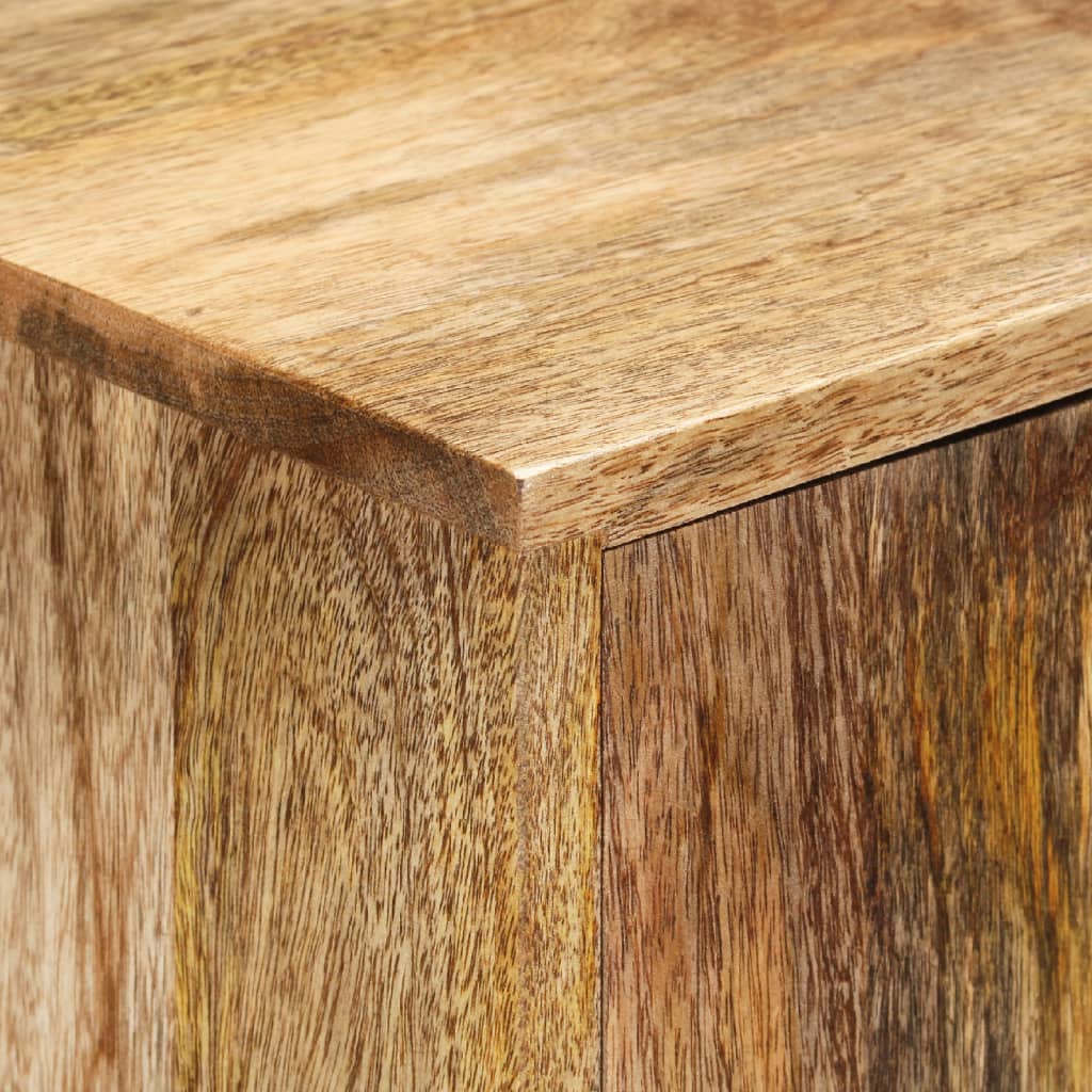 Highboard 80x30x95 cm Solid Rough Wood Mango