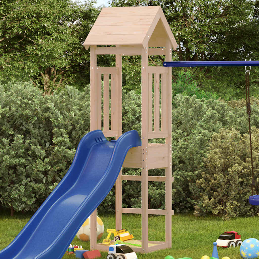 Play Tower 52,5x46,5x206,5 cm Solid Wood Pine