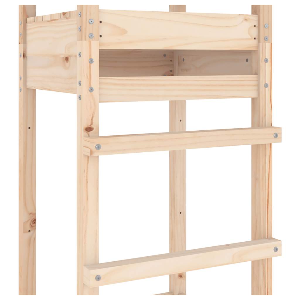 Play Tower 52,5x46,5x206,5 cm Solid Wood Pine