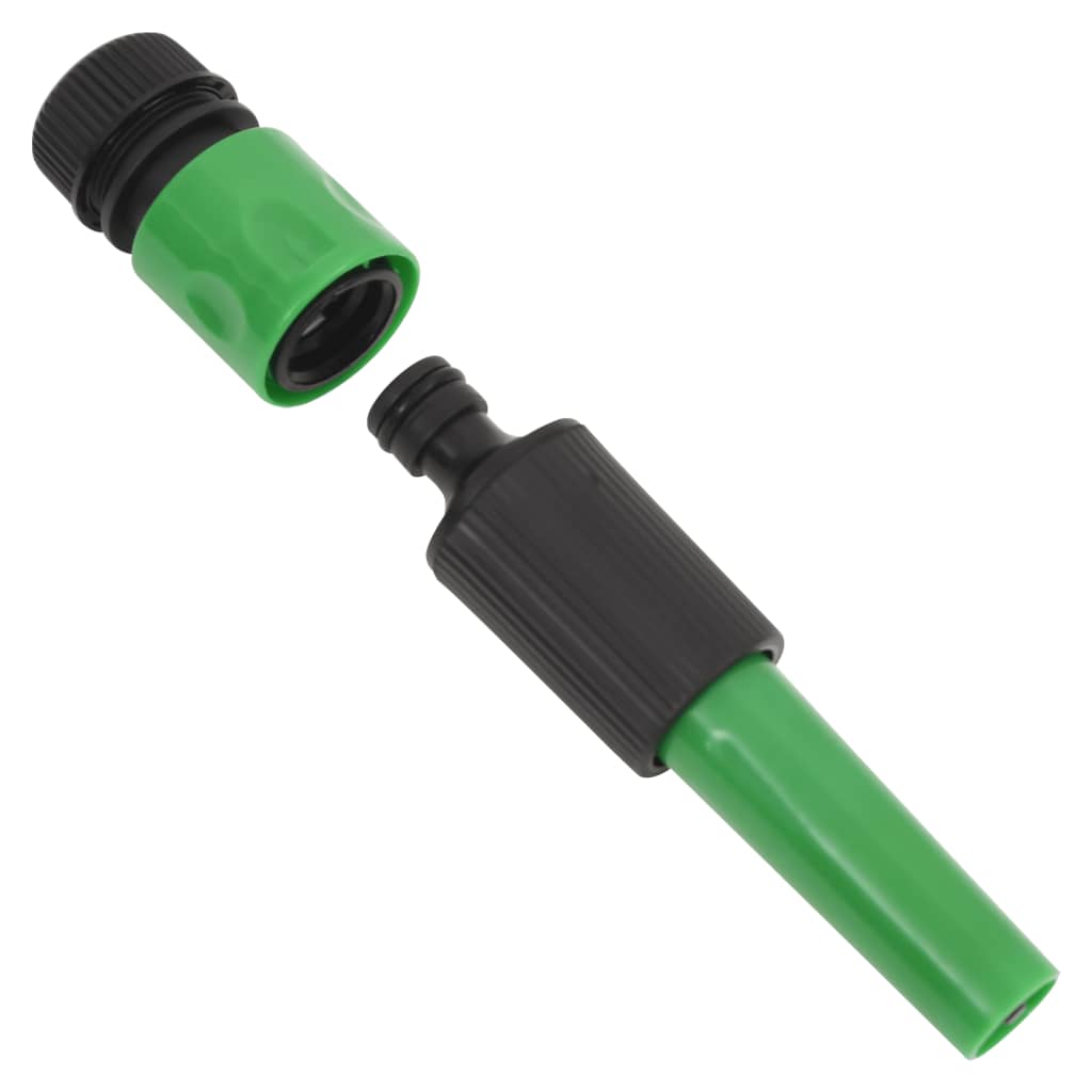 Garden Hose with Fitting Set Green 0,75" 10 m PVC