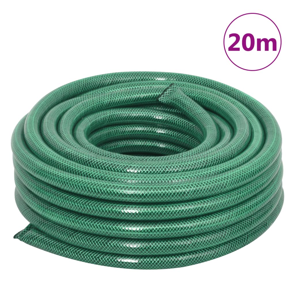 Garden Hose Green 0.75" 20 m PVC