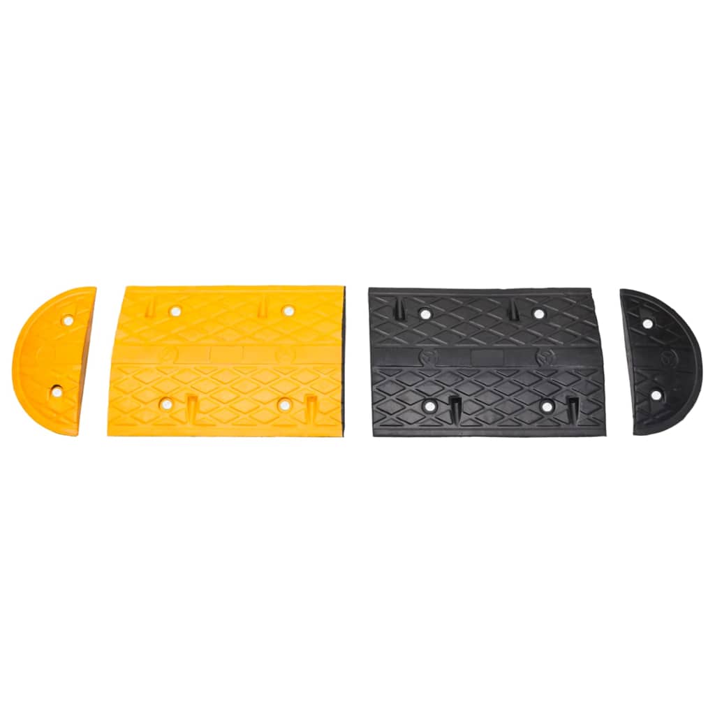 Speed Hump Yellow&Black 517x32.5x4 cm Rubber
