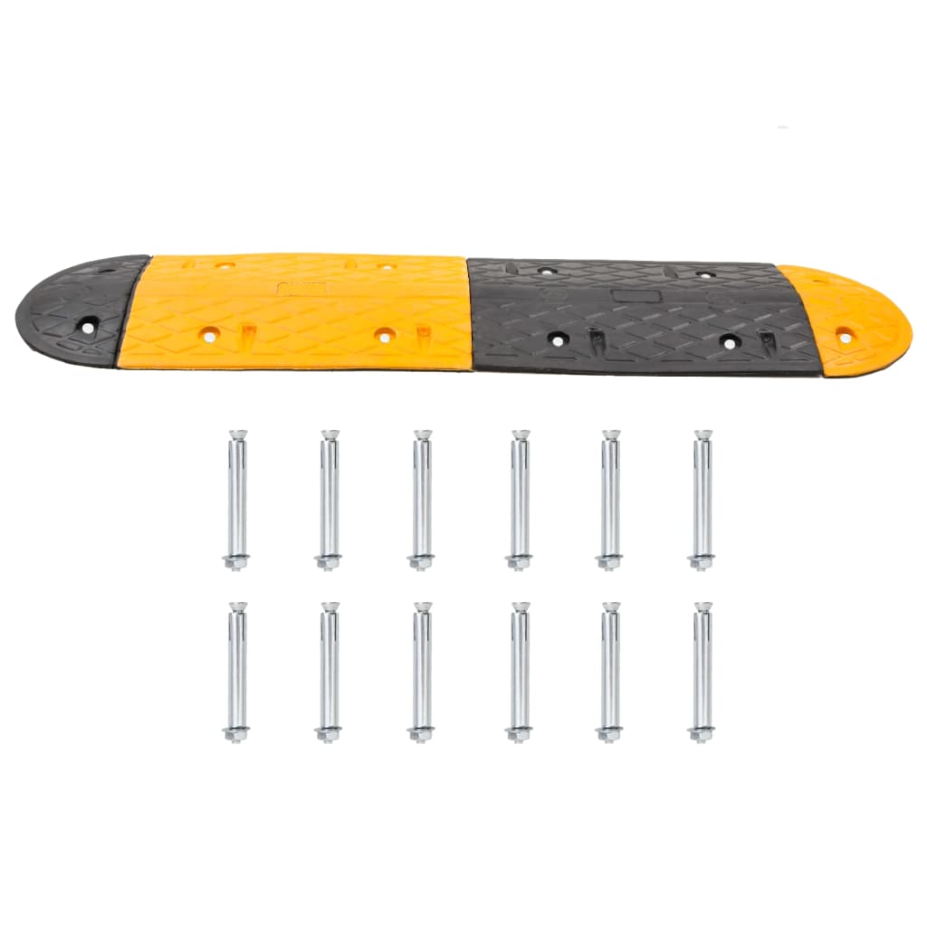 Speed Hump Yellow&Black 517x32.5x4 cm Rubber