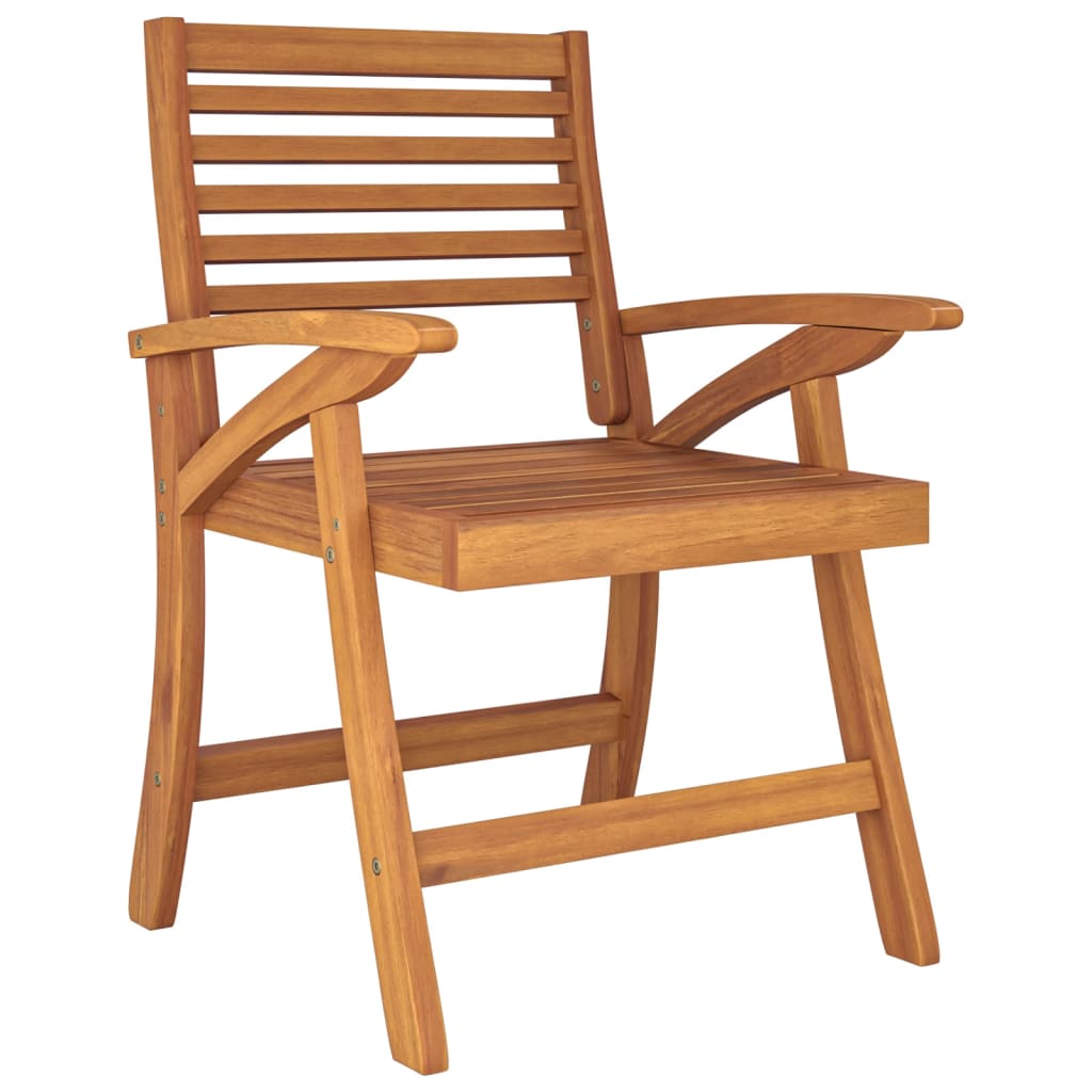5 Piece Garden Dining Set Solid Wood Acacia