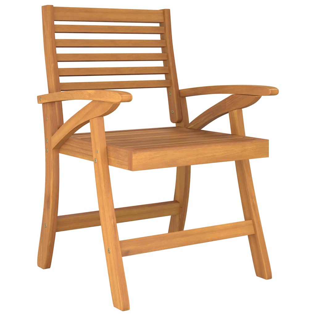 5 Piece Garden Dining Set Solid Wood Acacia