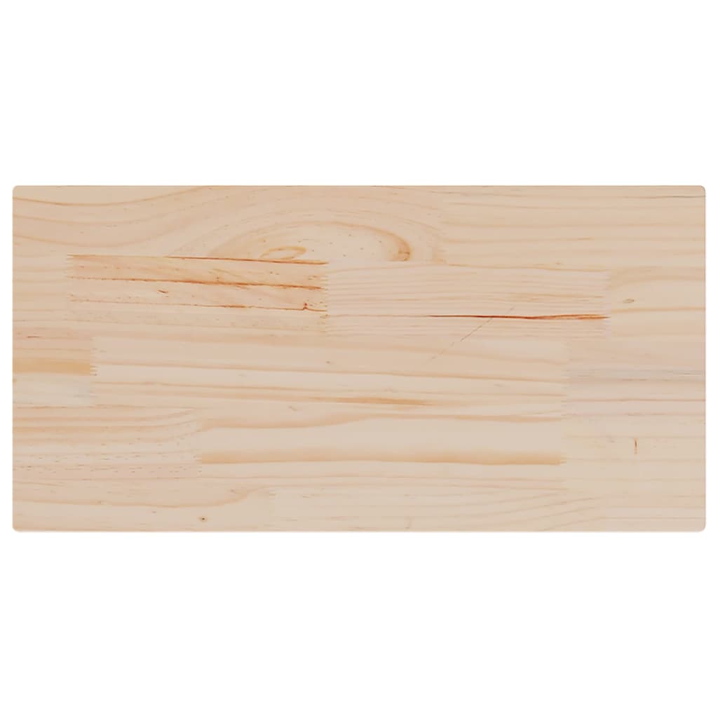 Table Top | Natural Wood | Solid Pine Wood | 80 x 40 cm