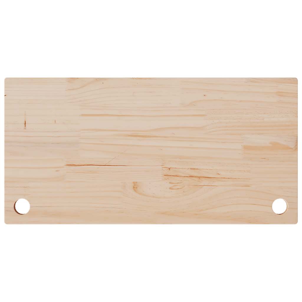 Desk Top 80x40x2.5 cm Solid Wood Pine