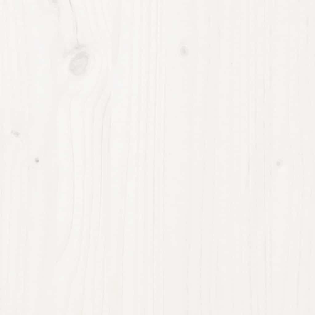 Desk Top White 100x50x2.5 cm Solid Wood Pine