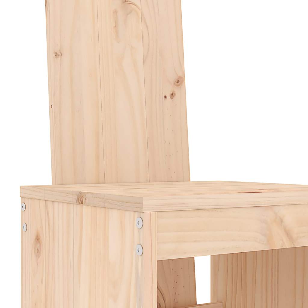 Bar Stools 2 pcs 40x42x120 cm Solid Wood Pine