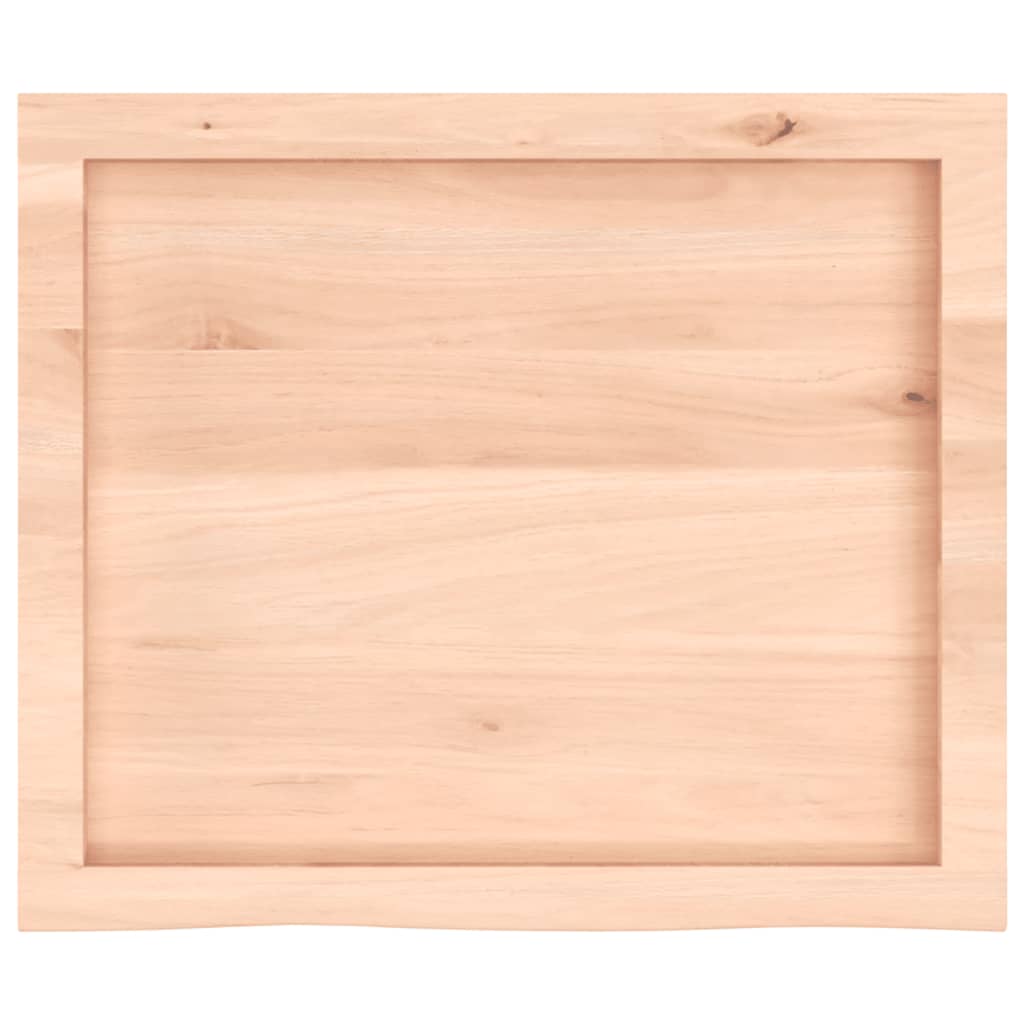 Wall Shelf 60x50x(2-4) cm Untreated Solid Wood Oak