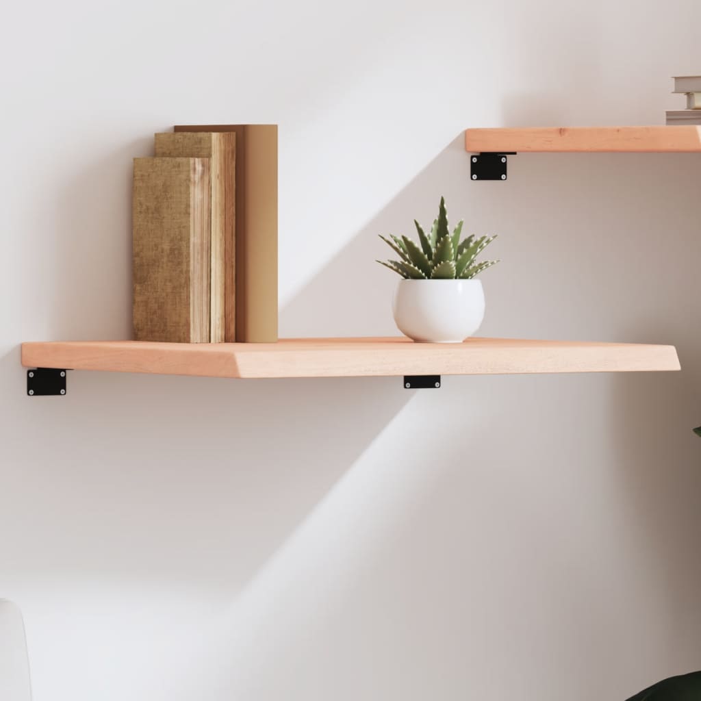 Wall Shelf 60x50x(2-4) cm Untreated Solid Wood Oak