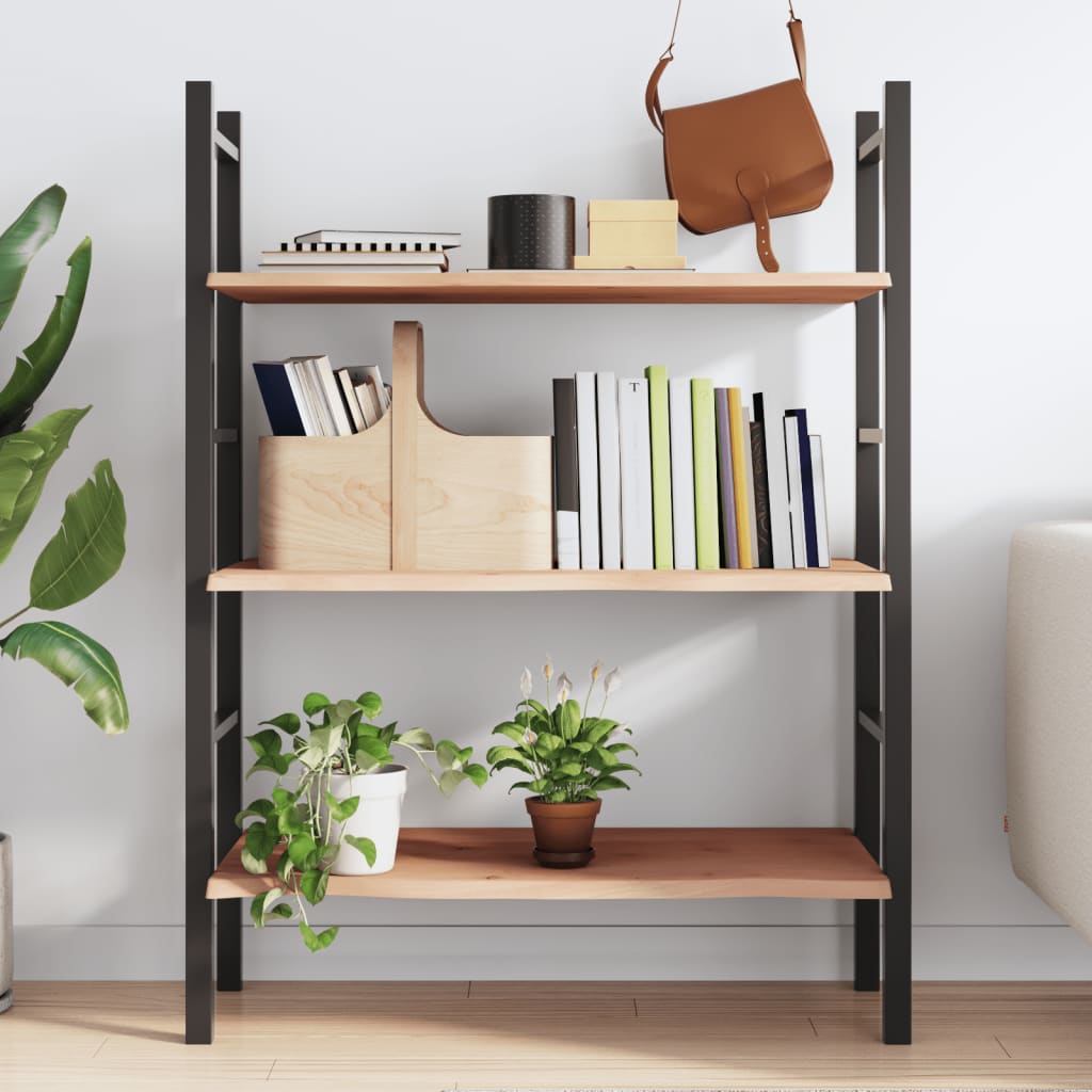 Wall Shelf 100x40x2 cm Untreated Solid Wood Oak