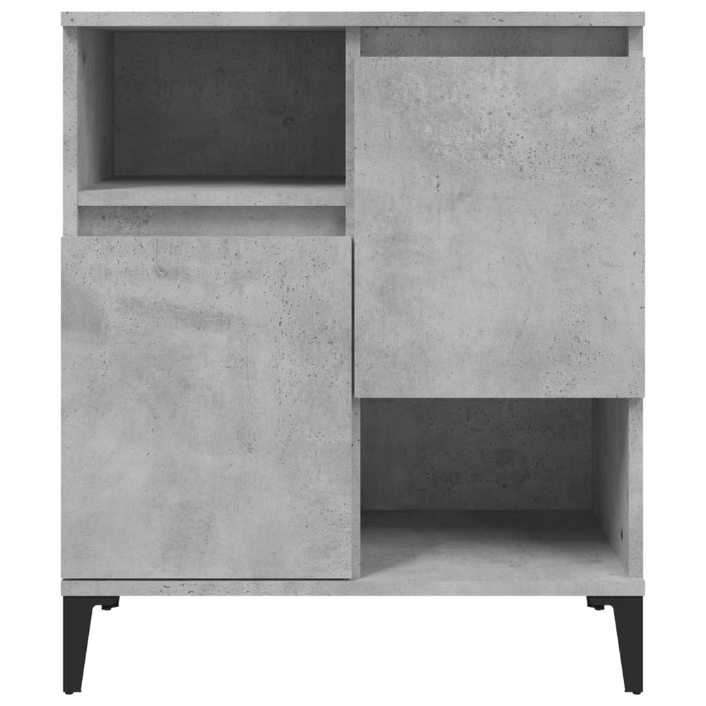 Sideboards 3 pcs Concrete Grey 60x35x70 cm Engineered Wood